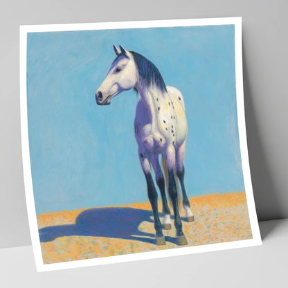 The Sunlit Appaloosa horse breed art print