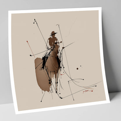 Dynamic Polo Strike polo horse art print