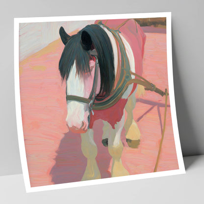The Patient Draught working horse art print