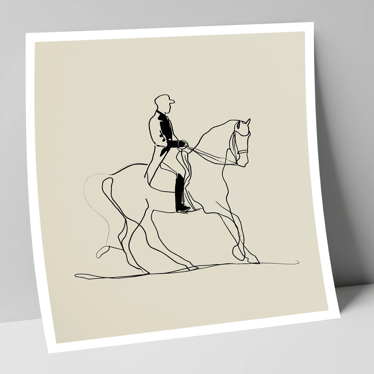 Elegance in Motion dressage horse art print