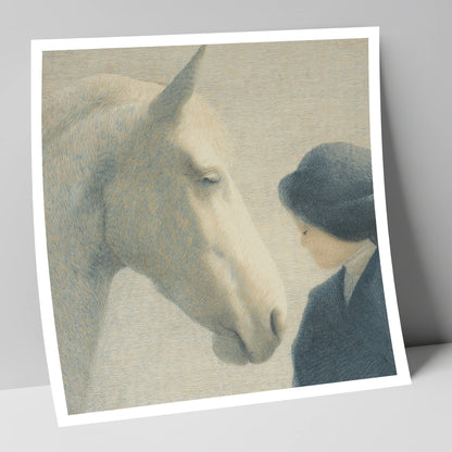 The Quiet Bond horse & rider art print