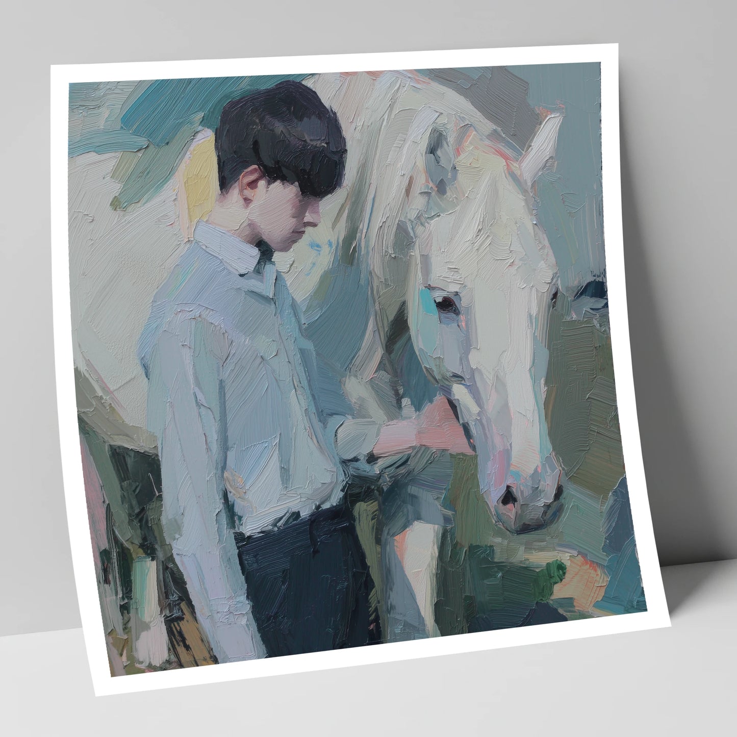 The Quiet Bond horse & rider art print