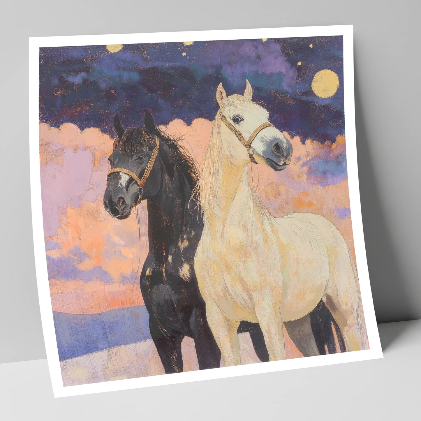Celestial Companions horse landscape art print
