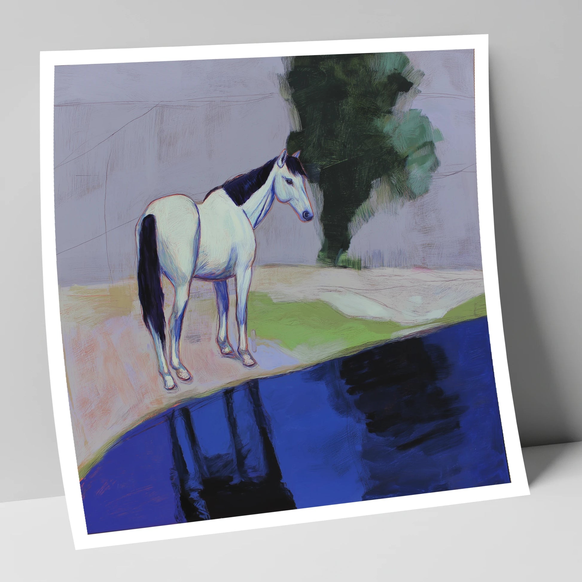 Indigo Reflections - Print Unframed