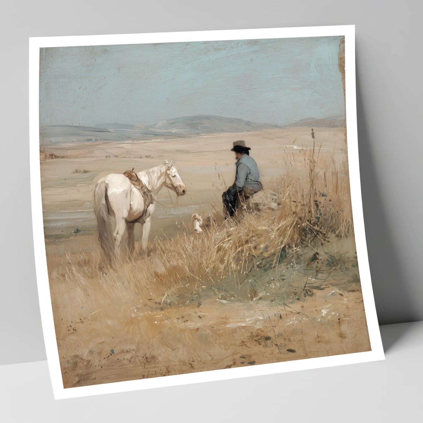 Vast Horizons horse & rider art print