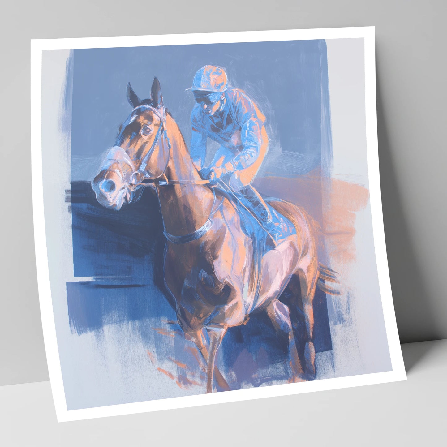 Quiet Anticipation racing horse art print