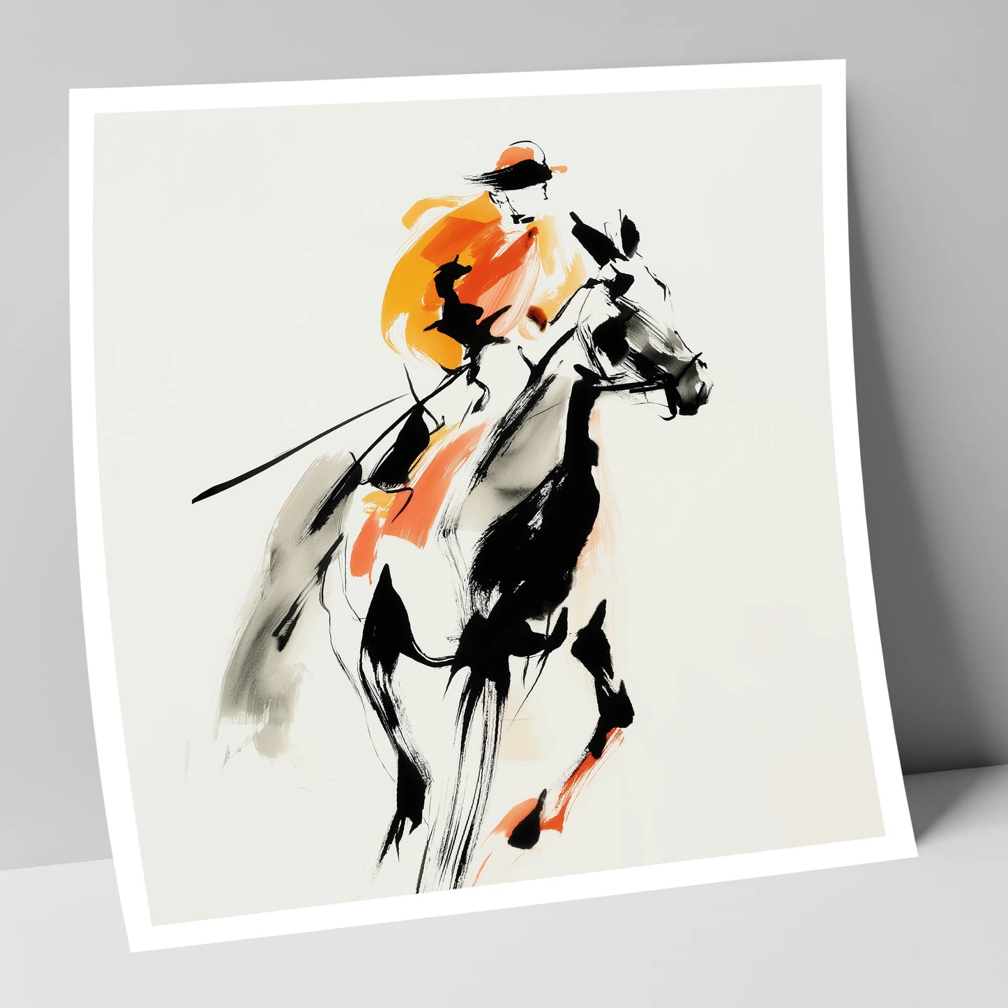 Amber Pace racing horse art print