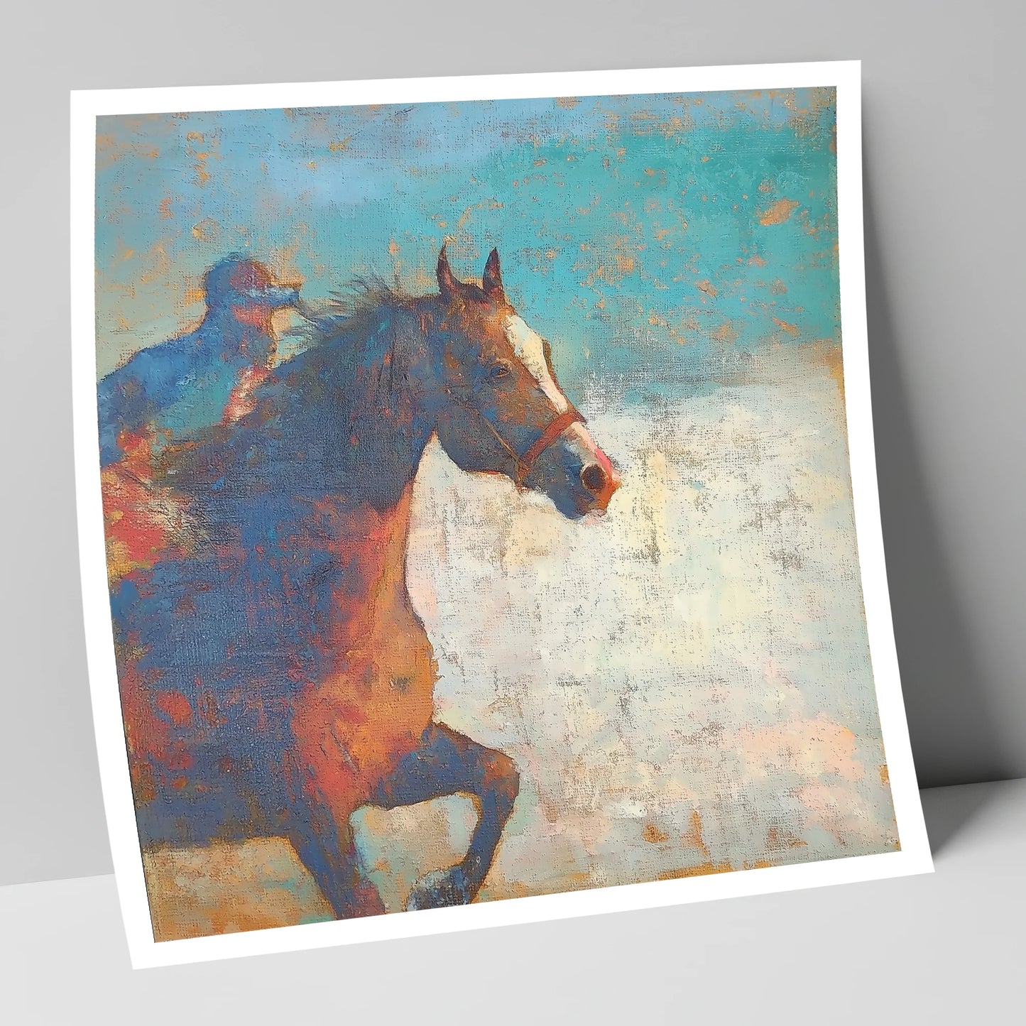 Echoes of the Turf racing horse art print