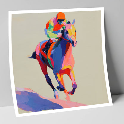 The Colour of Speed racing horse art print