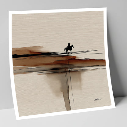 Horizon Rider western horse art print