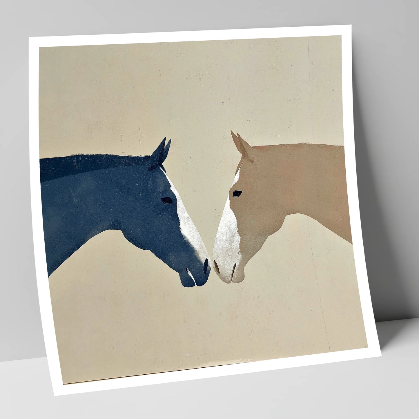 Kindred Spirits horse portrait art print