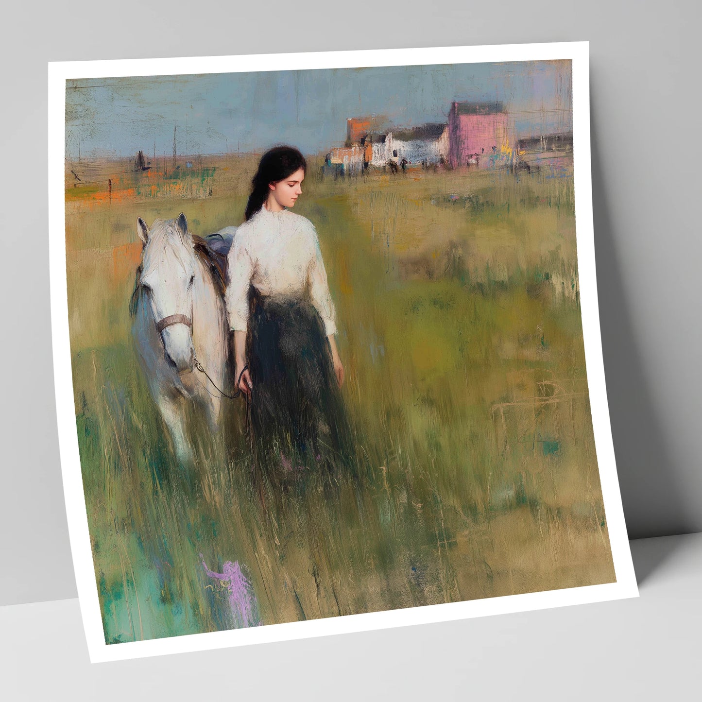 A Quiet Bond horse & rider art print