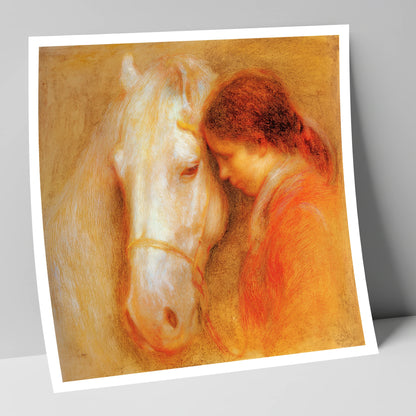 The Unspoken Bond horse & rider art print