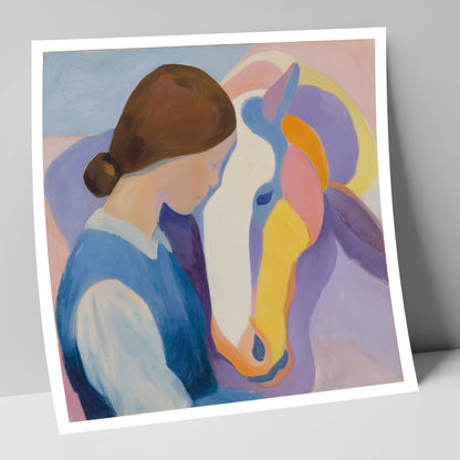 The Quiet Bond horse & rider art print