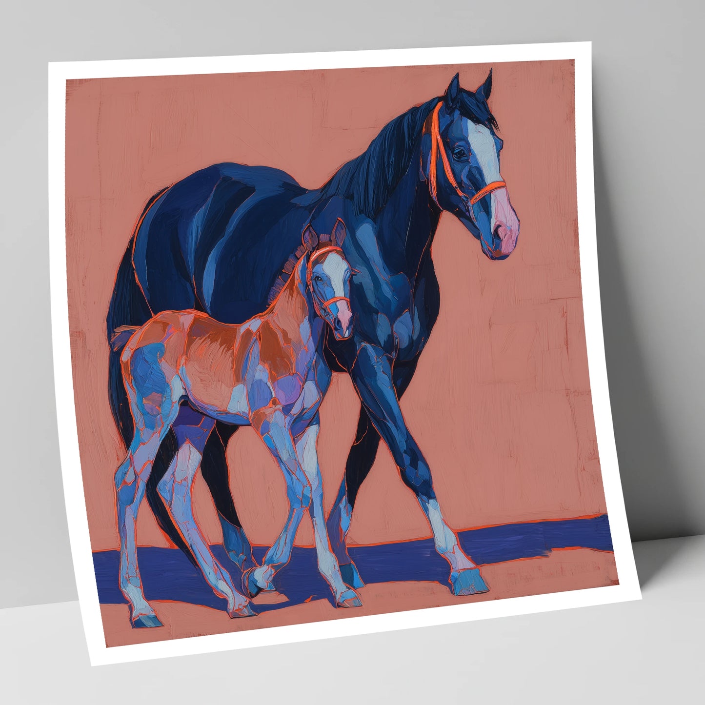 Bold Beginnings mare & foal art print
