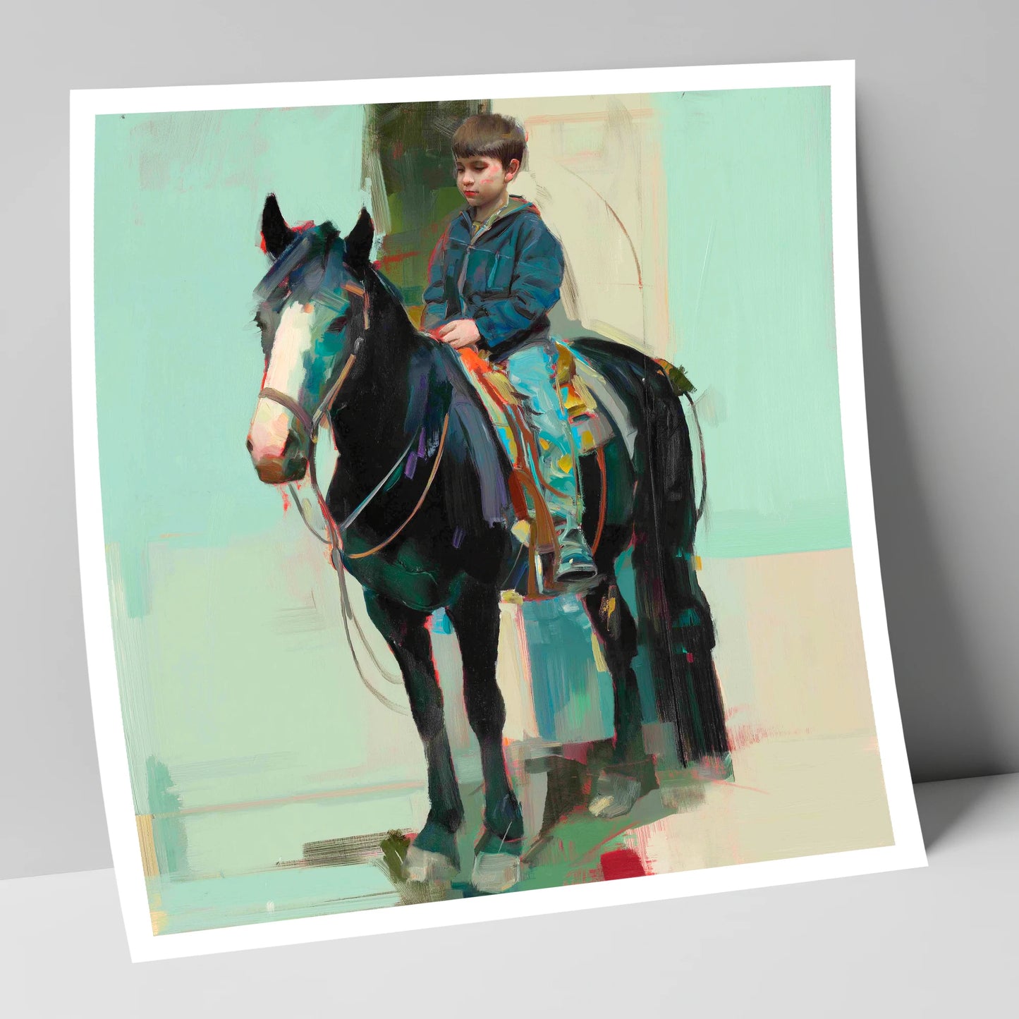 The Quiet Partnership horse & rider art print