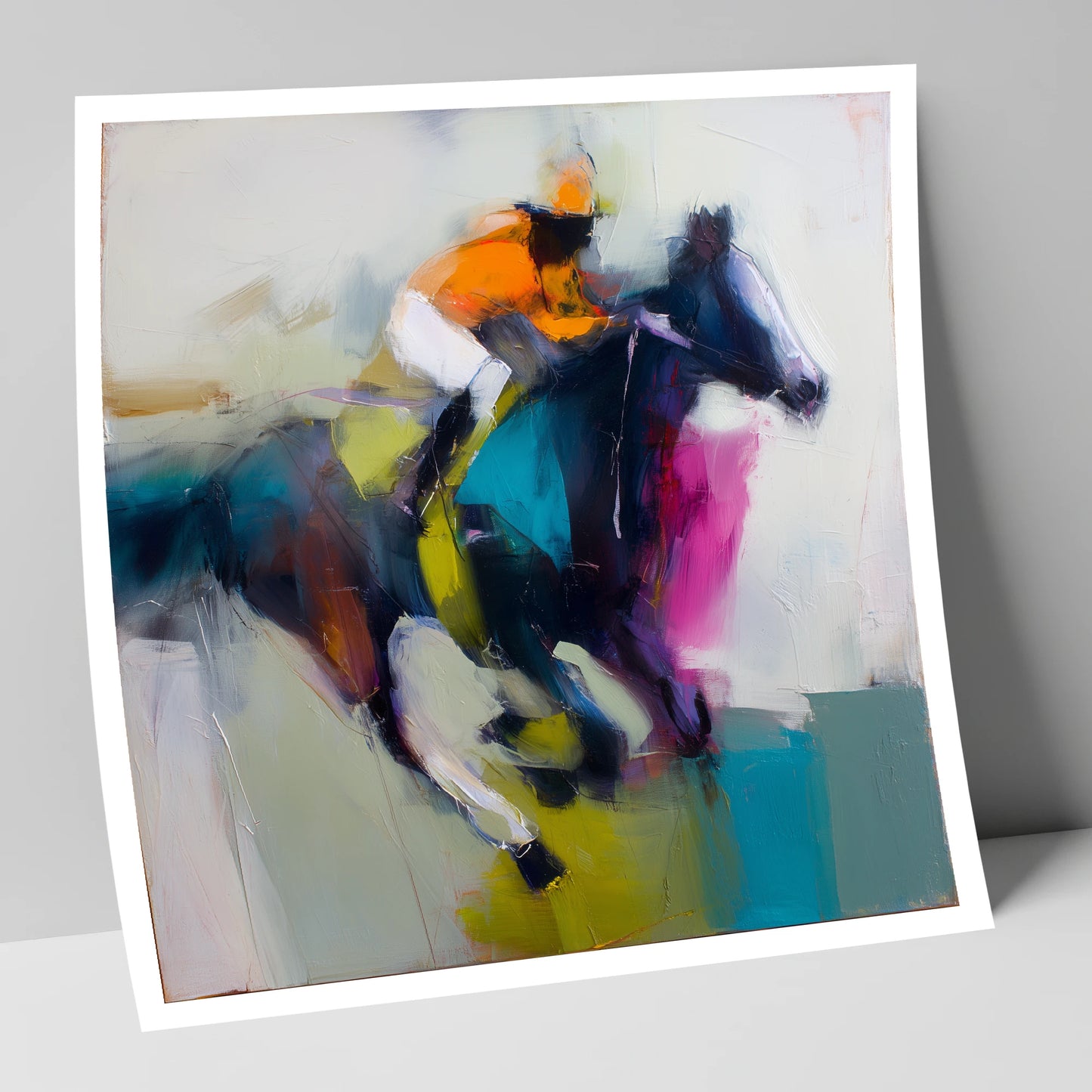 Burst of Speed racing horse art print