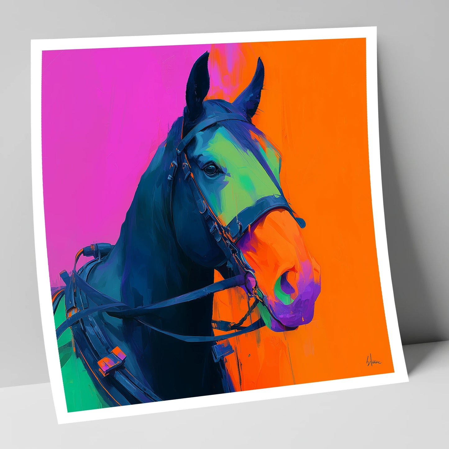 The Electric Workhorse working horse art print