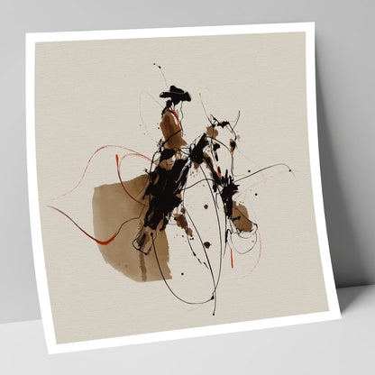 Frontier Rhythm western horse art print