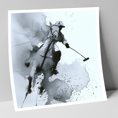 Dynamic Polo Swing polo horse art print