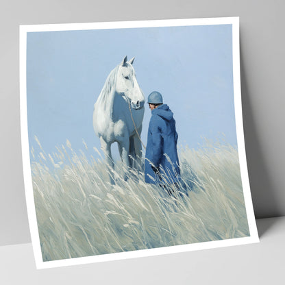 The Quiet Bond horse & rider art print