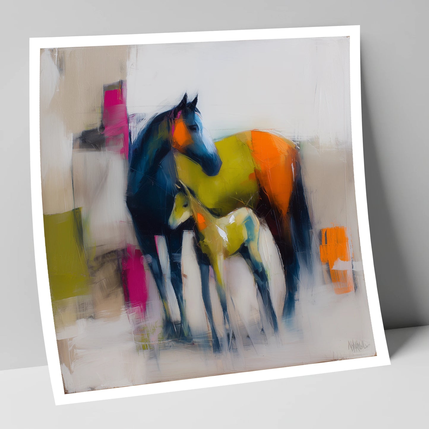 Bold Beginnings mare & foal art print