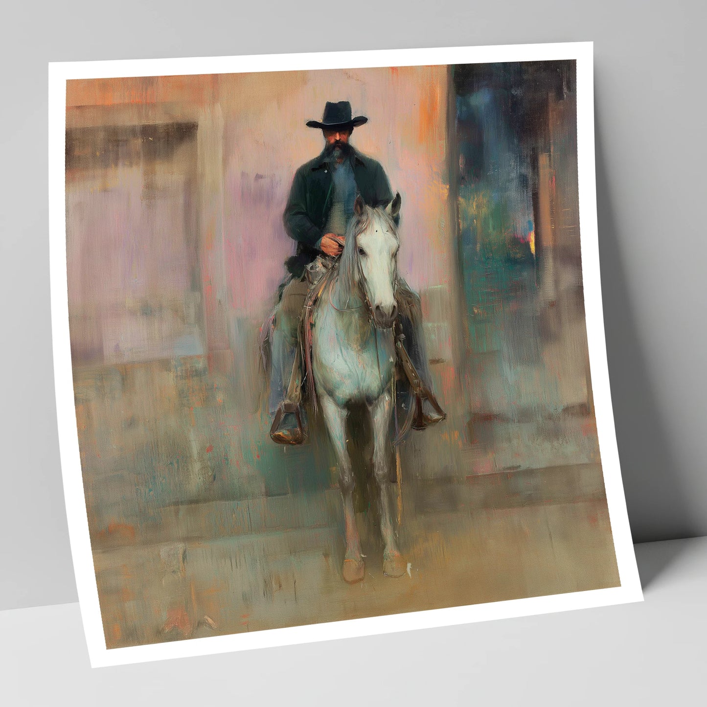 Sentinel of the West western horse art print
