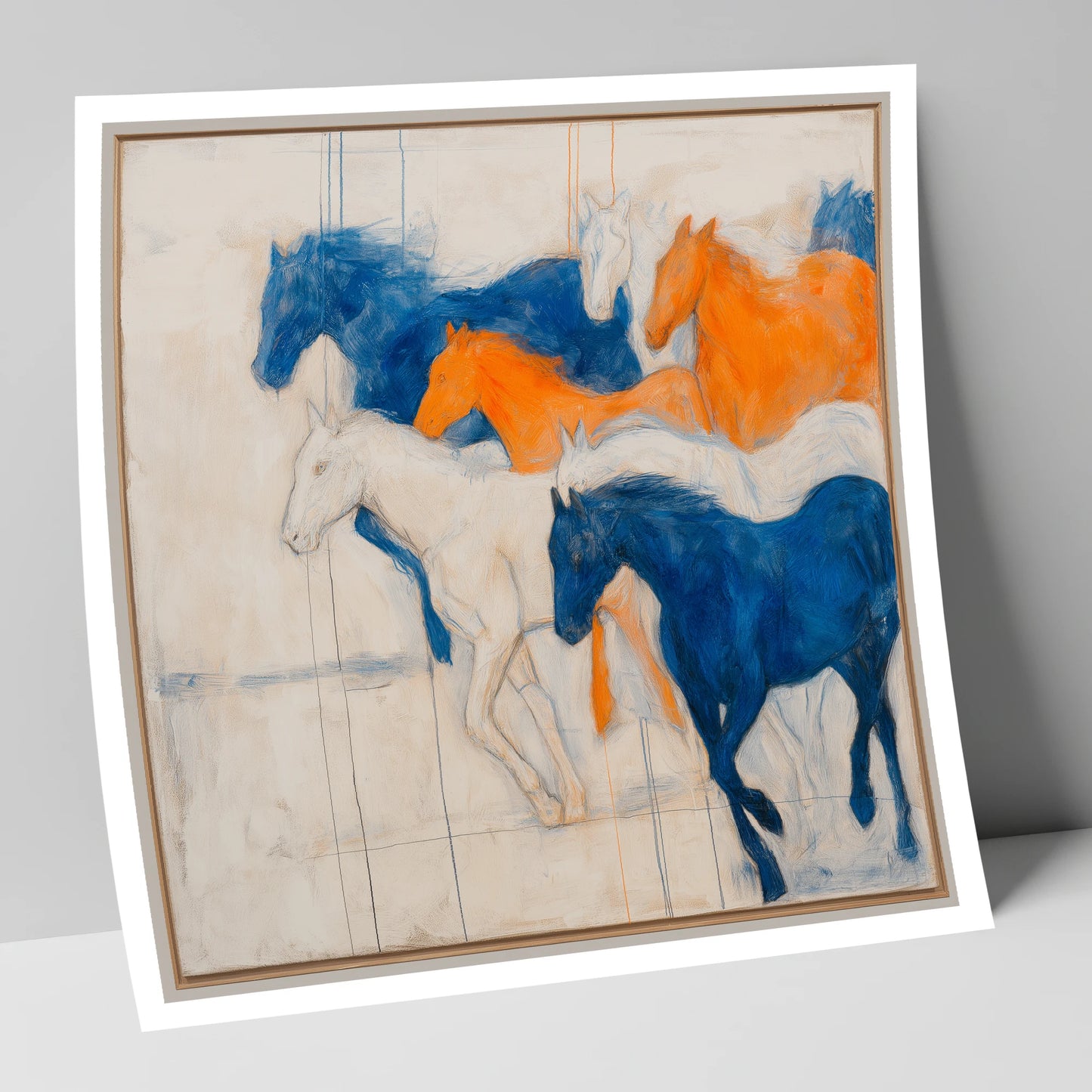Bold Momentum racing horse art print