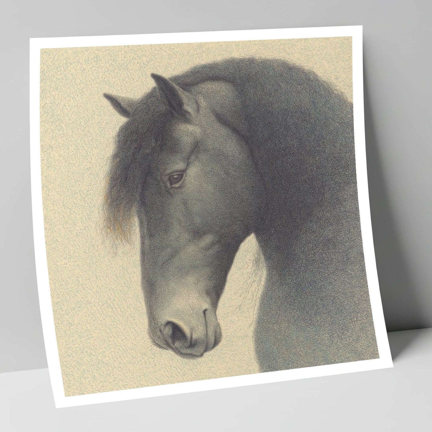 Quiet Nobility horse breed art print