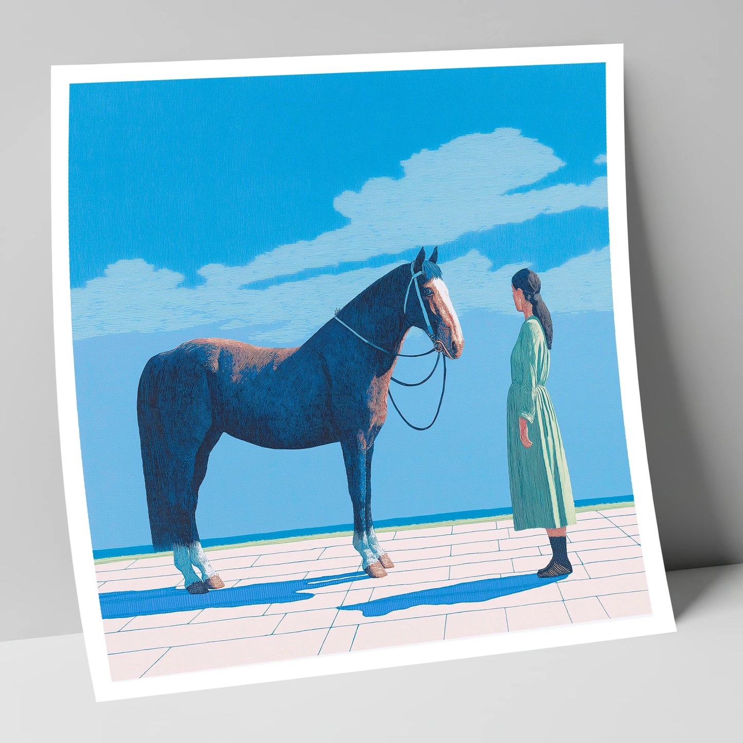 The Quiet Bond horse & rider art print