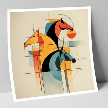 Rhythmic Racing Profiles racing horse art print