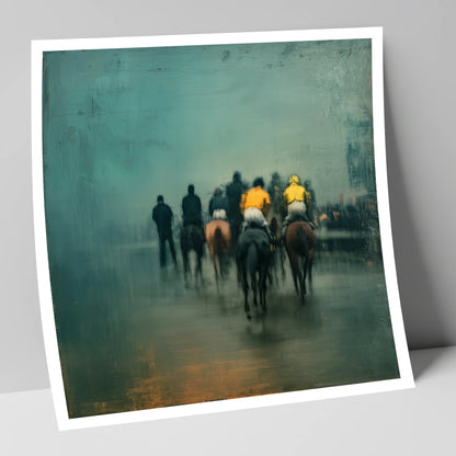 The Early Lot racing horse art print