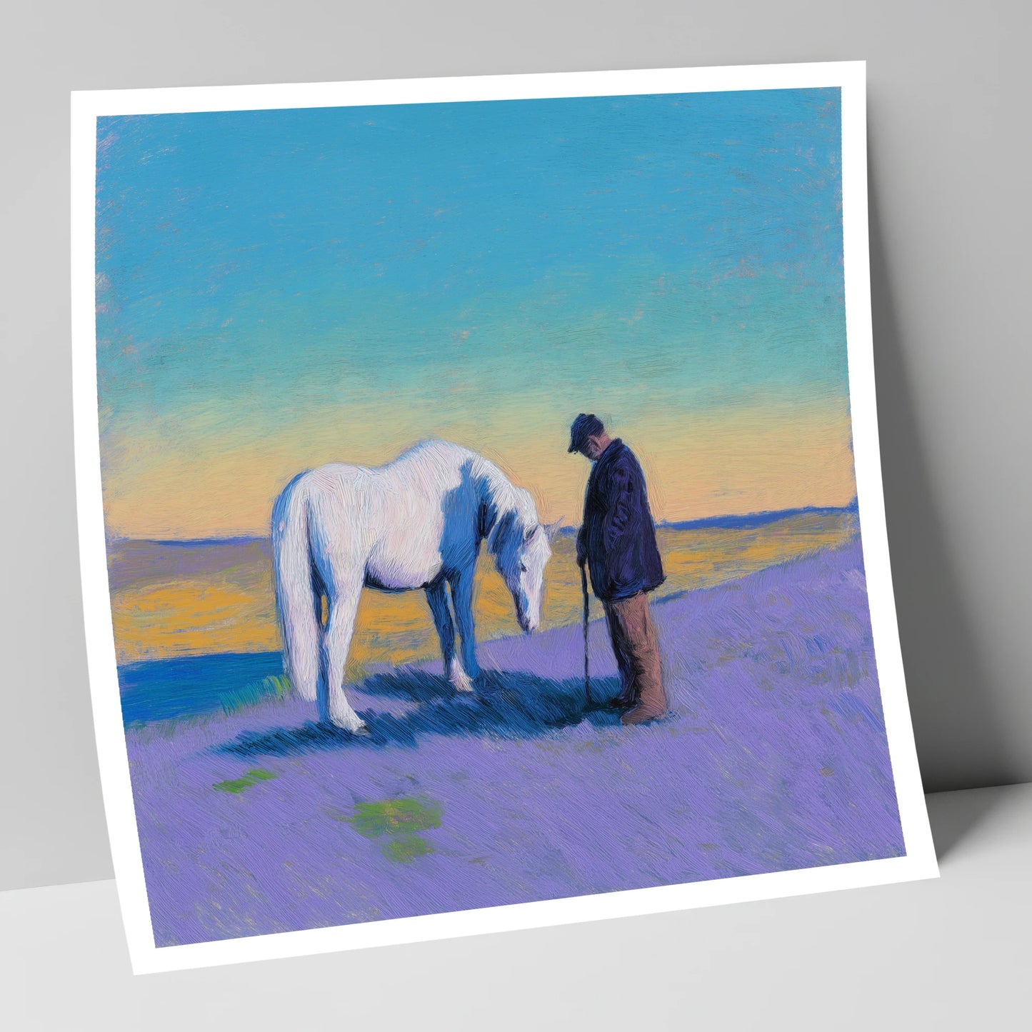 The Silent Bond horse & rider art print