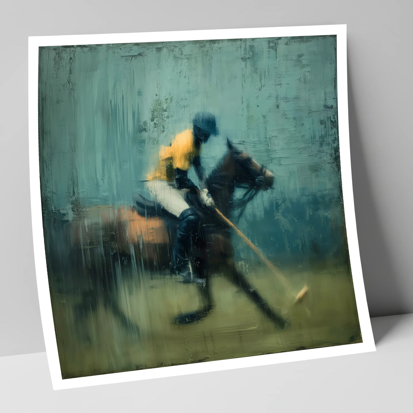 The Final Chukka polo horse art print