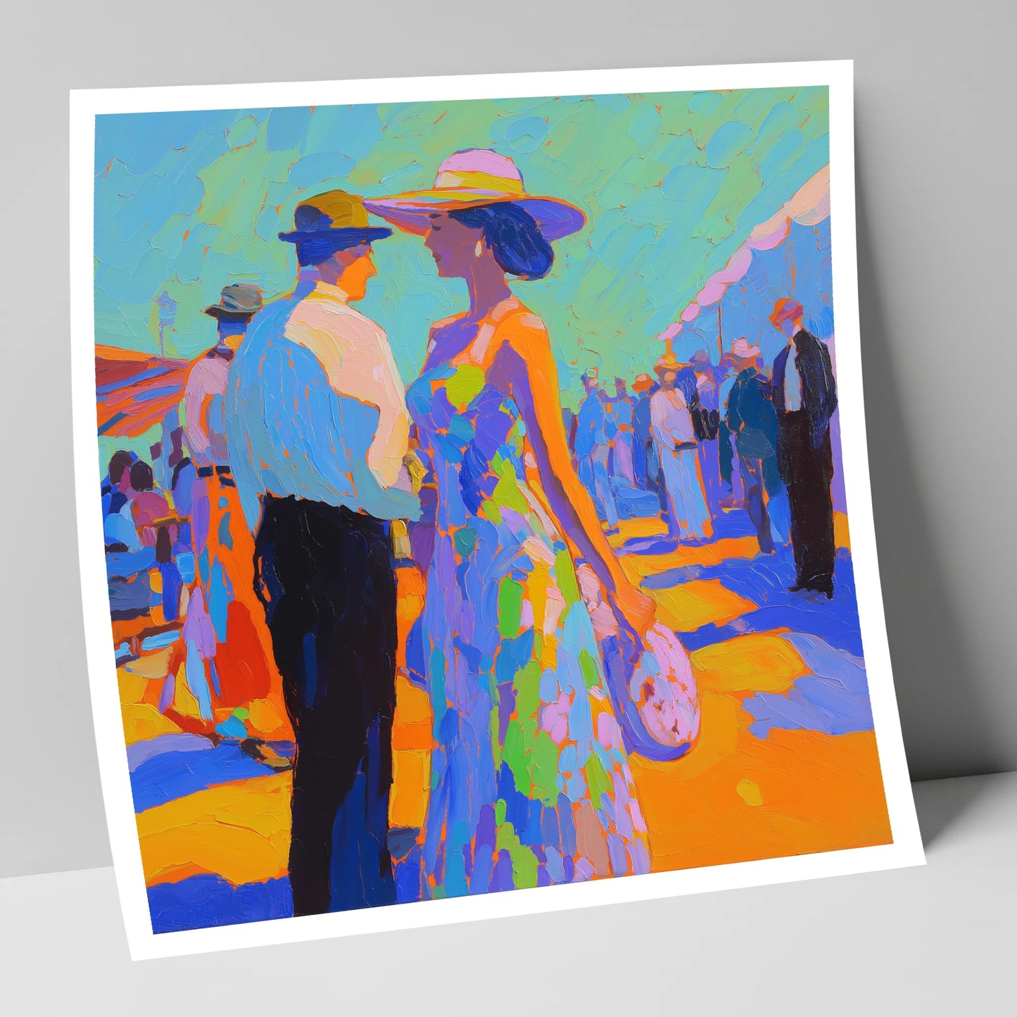 Trackside Society racing horse art print