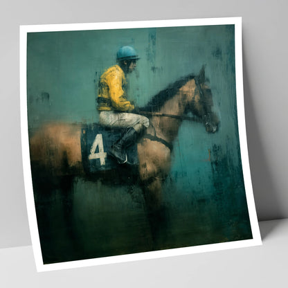 Before the Off racing horse art print