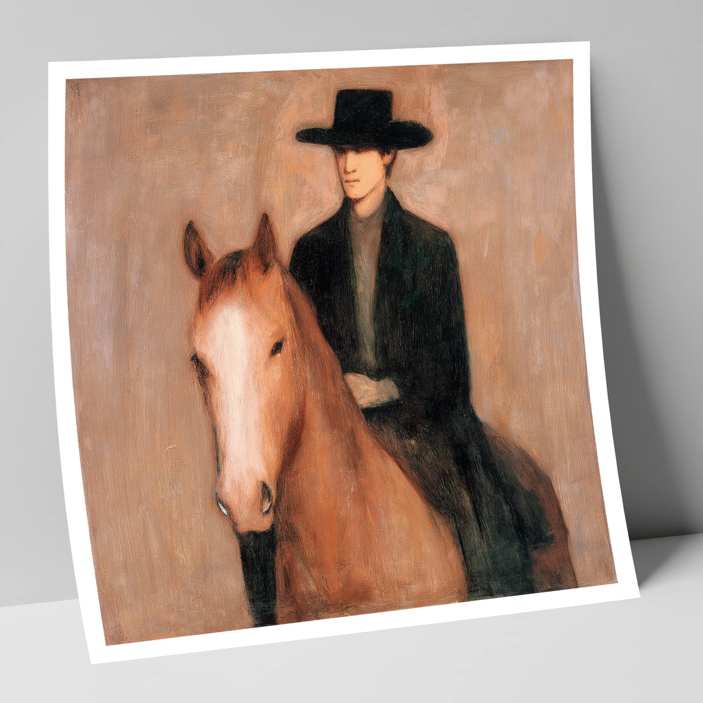 Serene Western Bond western horse art print