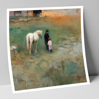 Twilight Companions horse & rider art print
