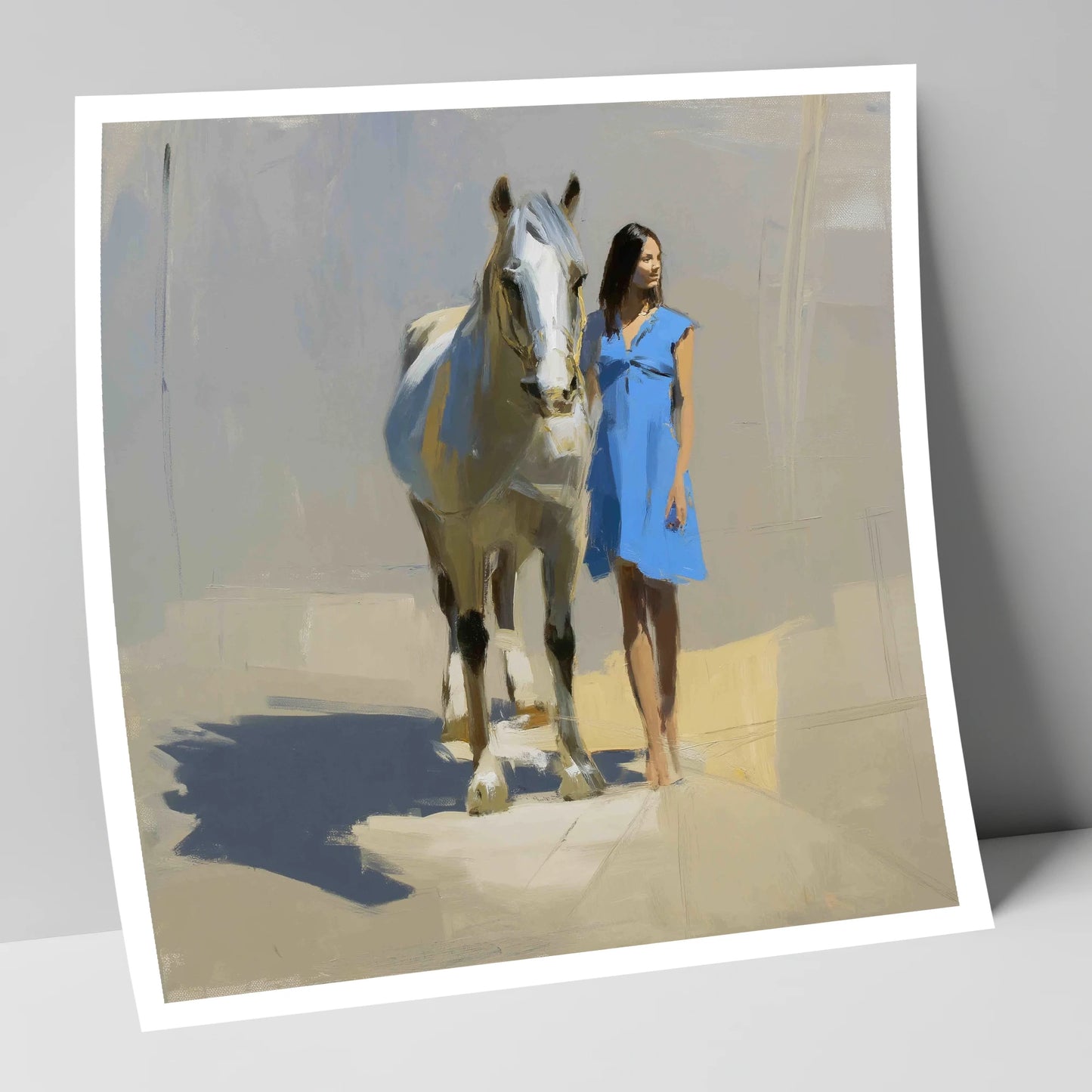 Sunlit Serenity horse & rider art print