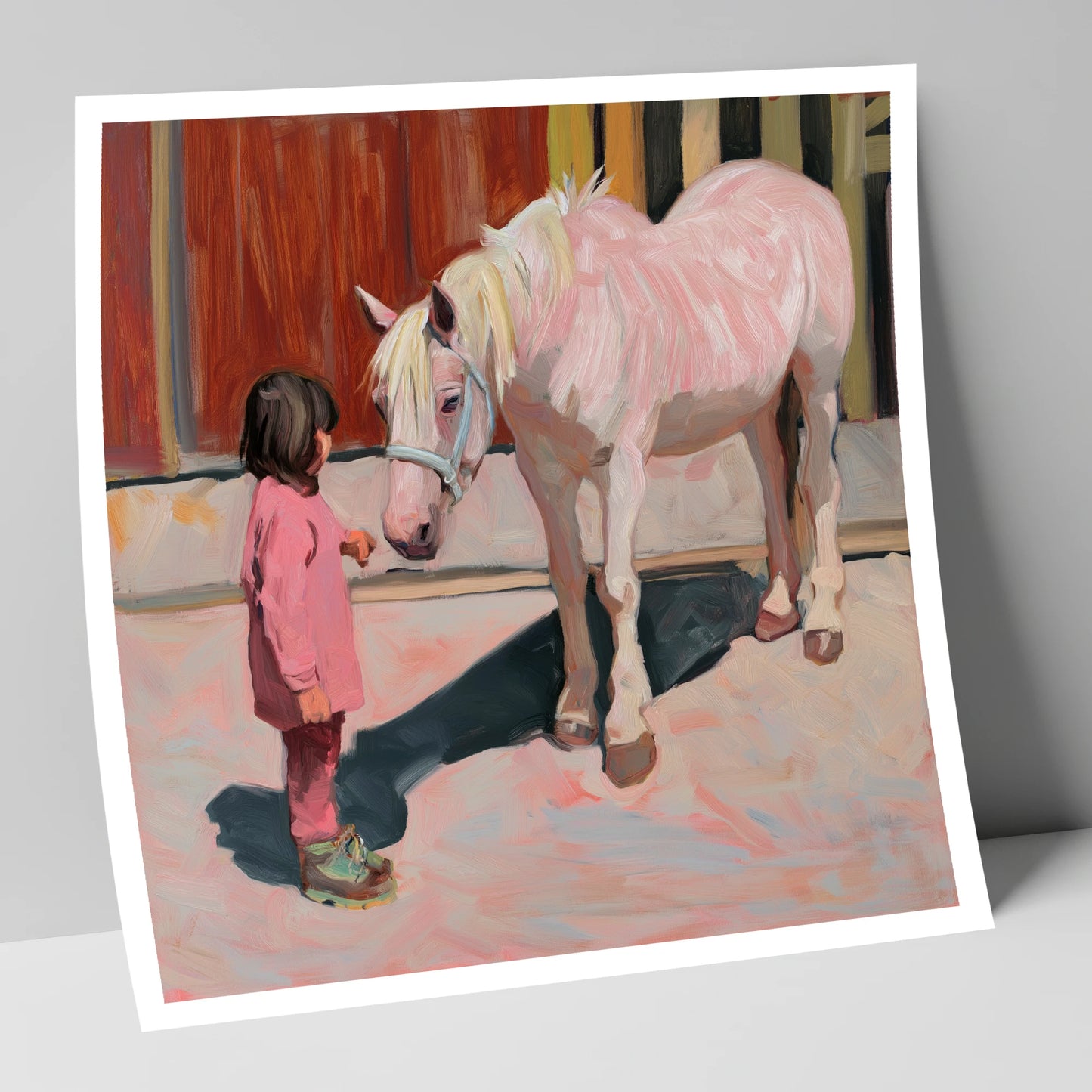 A Quiet Connection horse & rider art print