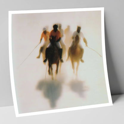 The Ethereal Chukka polo horse art print