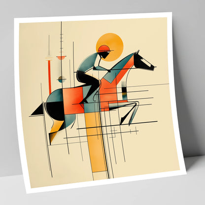 Precision at Pace racing horse art print
