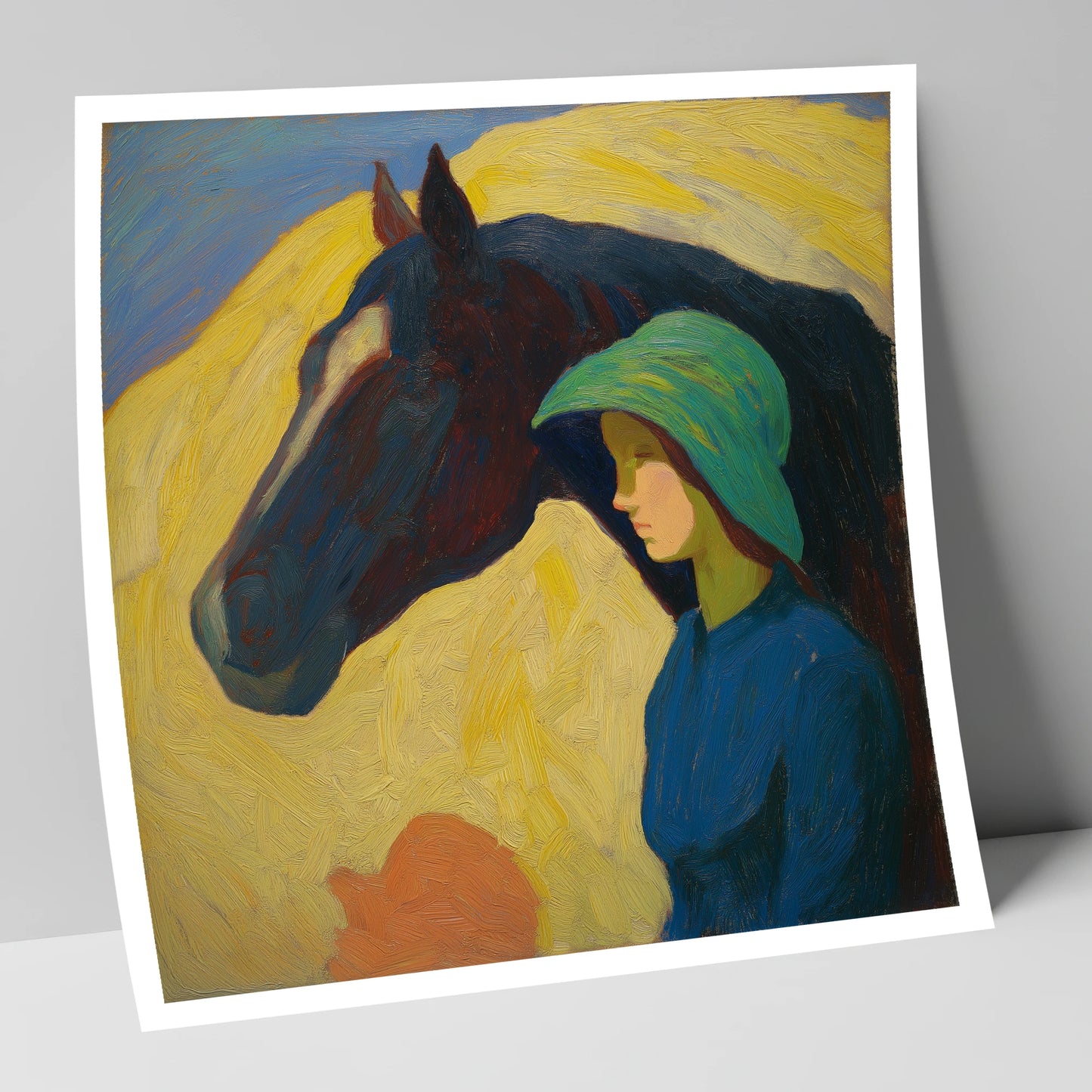 The Quiet Bond horse & rider art print
