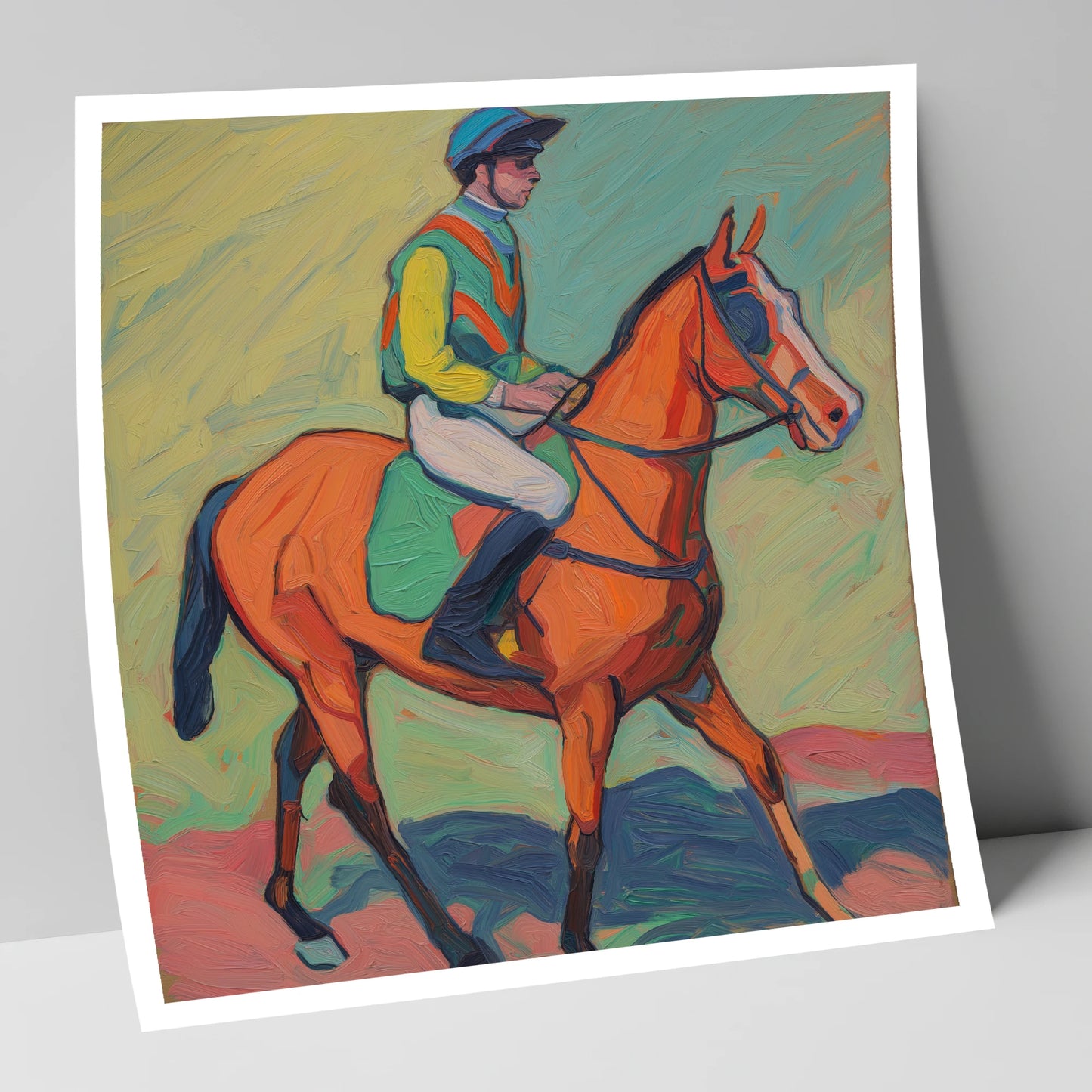 The Colour of Racing racing horse art print