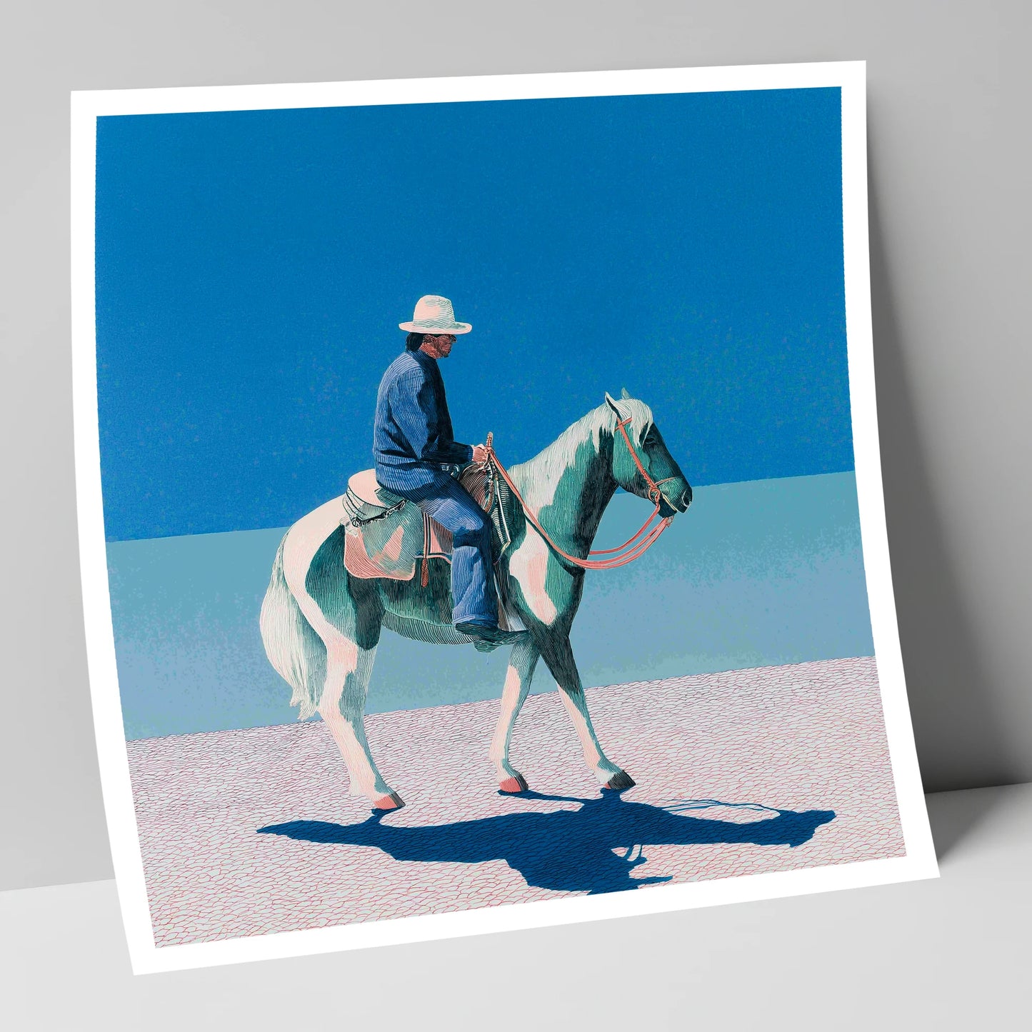 The Vast Horizon western horse art print