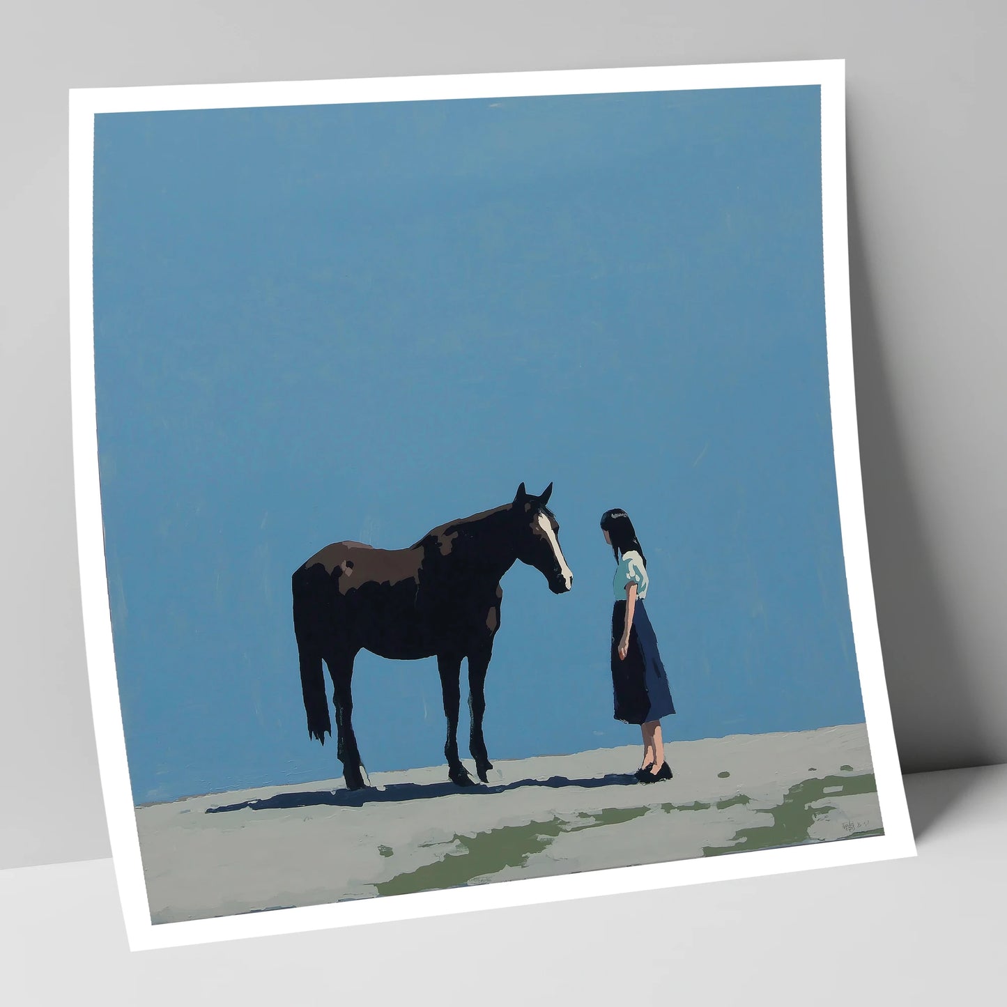 A Quiet Accord horse & rider art print