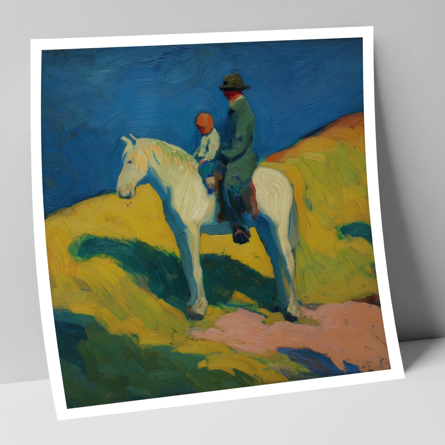 Generations in the Saddle horse & rider art print
