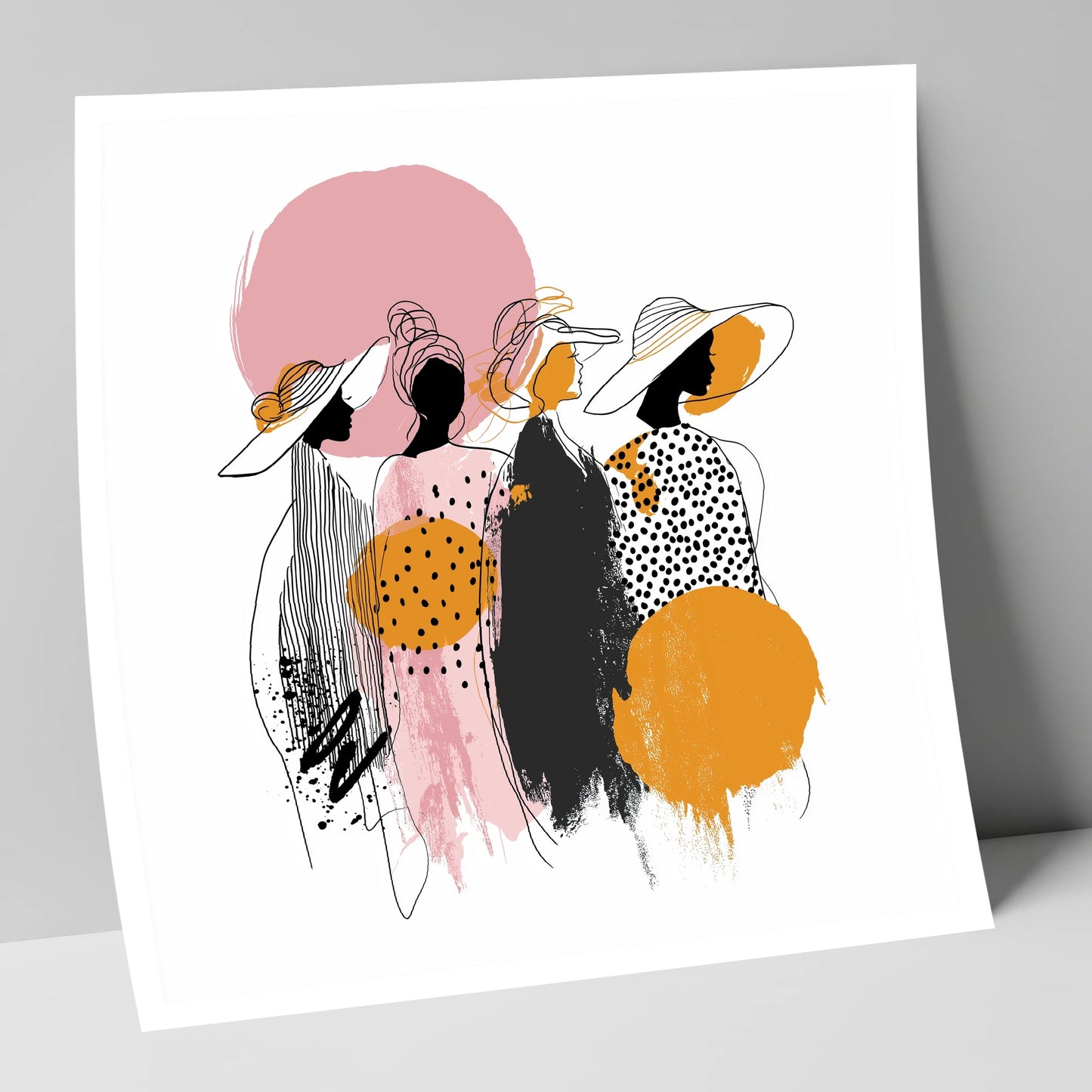 Trackside Elegance racing horse art print