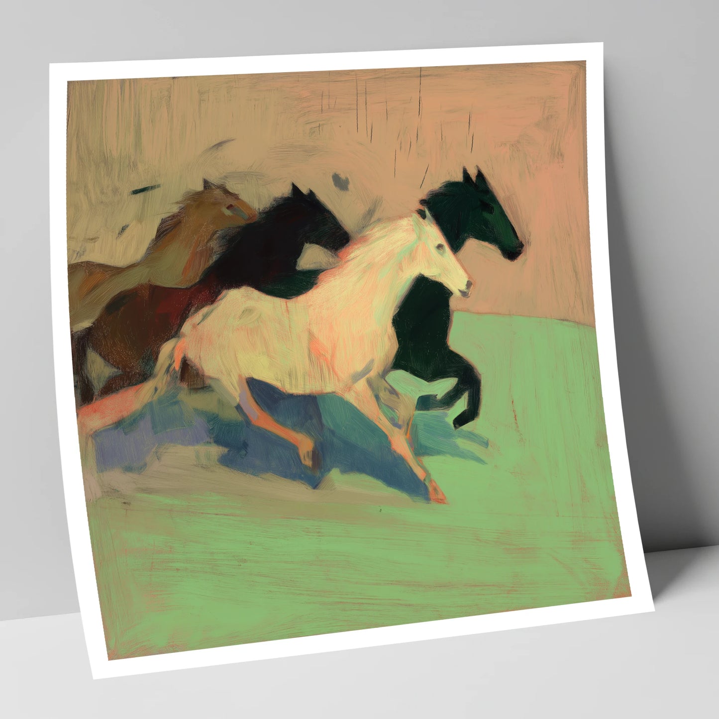 Ethereal Gallop wild horses art print
