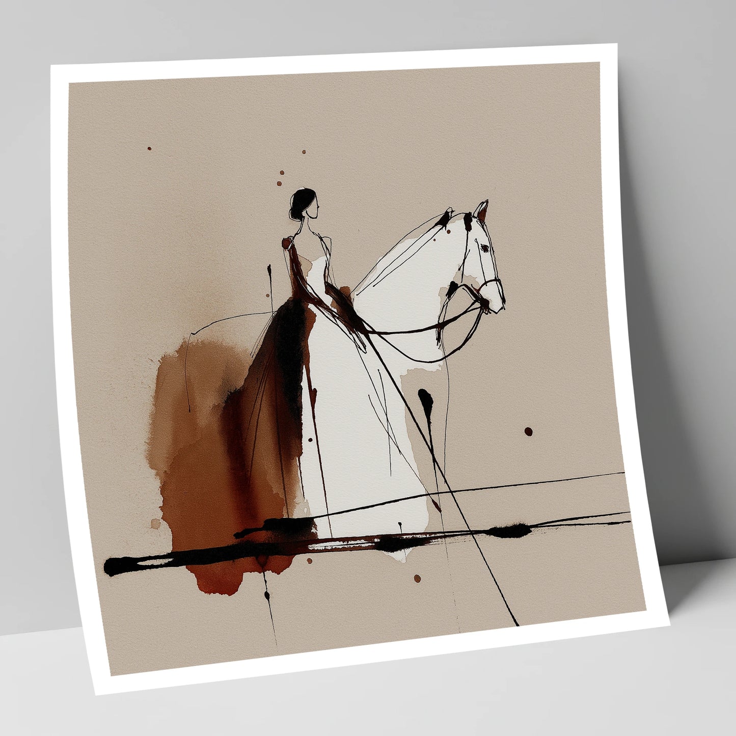 Timeless Connection horse & rider art print